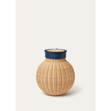 Loro Piana - Round Vase 2, Malt/Ocean Heart, Size: NR