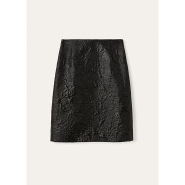 Loro Piana - Silvia Skirt Cardo Calandre', Woman, Black, Size: 40