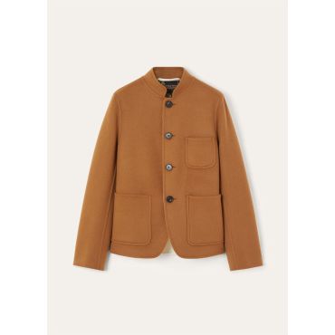 Loro Piana - Spagna Mini Jacket, Natural Dark Vicuna/Nougat, Size: 38