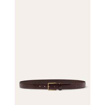 Loro Piana - Rory-belt (3,0) Box Leather, Man, Cordovan, Size: 100