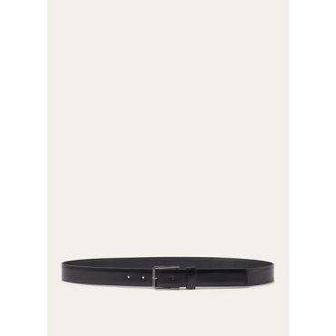 Loro Piana - Rory-belt (3,0) Box Leather, Man, Black, Size: 90