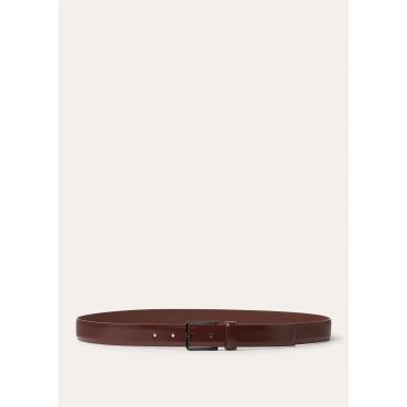 Loro Piana - Rory-belt (3,0) Box Leather, Man, Fireplace, Size: 95