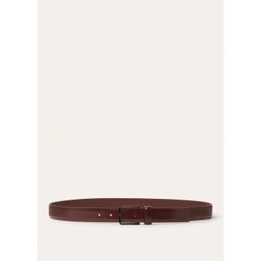 Loro Piana - Rory-belt (3,0) Box Leather, Man, Fireplace, Size: 95