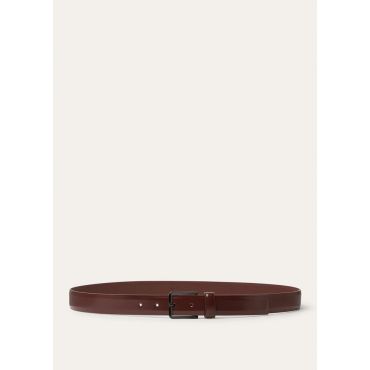 Loro Piana - Rory-belt (3,0) Box Leather, Man, Fireplace, Size: 90