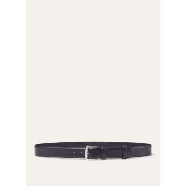 Loro Piana - Alsavel Belt (3,5) English Leather, Man, Black, Size: 100