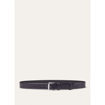 Loro Piana - Alsavel Belt (3,5) English Leather, Man, Black, Size: 100