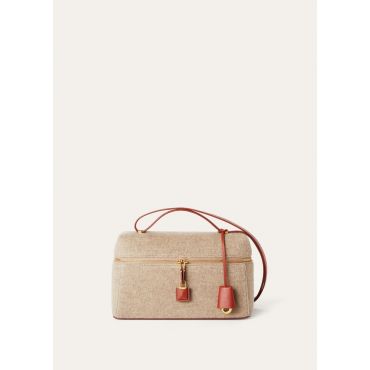 Loro Piana - Extra Bag L27 Cashmere/rounded Calf, Woman, Natural Brown/Deep Kummel, Size: NR