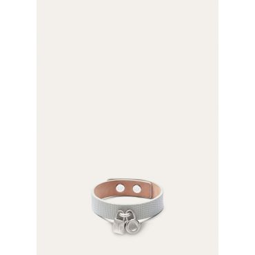Loro Piana - Extra Bracelet Lizard, Woman, Sky Breeze/Jewel Antique Silver, Size: L