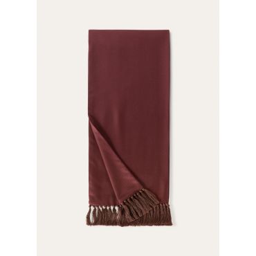 Loro Piana - Sciarpa Unita Tovo Silk, Man, Purple Wine, Size: NR