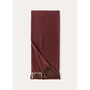 Loro Piana - Sciarpa Unita Tovo Silk, Man, Purple Wine, Size: NR
