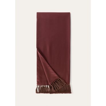 Loro Piana - Sciarpa Unita Tovo Silk, Man, Purple Wine, Size: NR