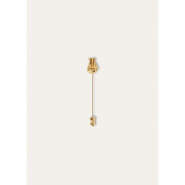 Loro Piana - Pin Cardo 50 Mm, Woman, Jewel Sun Gold, Size: NR