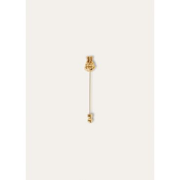 Loro Piana - Pin Cardo 50 Mm, Woman, Jewel Sun Gold, Size: NR