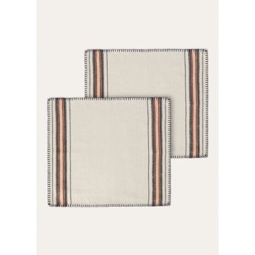 Loro Piana - Set Placemat Resort Rigoni, Sand/Deep Ocean/Chili/Antique Gold, Size: NR