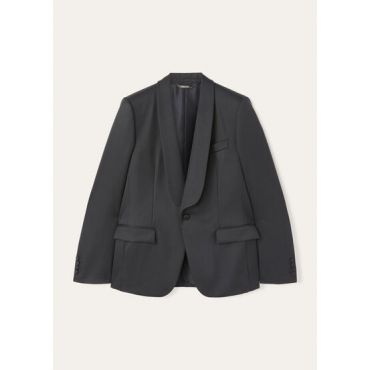 Loro Piana - Daniel Sb Suit Tux Wool, Man, Black, Size: 50