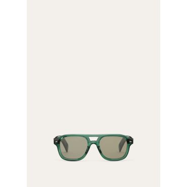 Loro Piana - Roadster Sunglasses, Khaki/Green/Gold, Size: NR