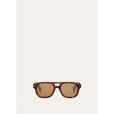 Loro Piana - Roadster Sunglasses, Havana Brown Palladium, Size: NR