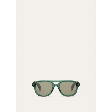 Loro Piana - Roadster Sunglasses, Khaki/Green/Gold, Size: NR
