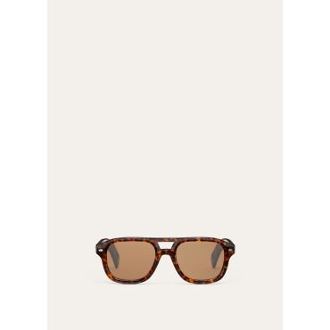 Loro Piana - Roadster Sunglasses, Havana Brown Palladium, Size: NR