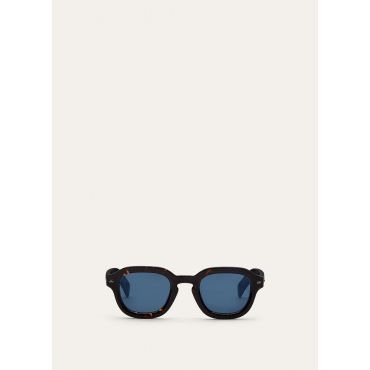 Loro Piana - Andre' Sunglasses, Dark Havana/ Blue Dark Ruthenium, Size: NR