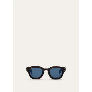 Loro Piana - Andre' Sunglasses, Dark Havana/ Blue Dark Ruthenium, Size: NR