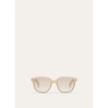 Loro Piana - Spagna Sunglasses, Whisper White/Brown Gold, Size: NR