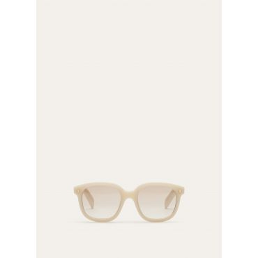 Loro Piana - Spagna Sunglasses, Whisper White/Brown Gold, Size: NR