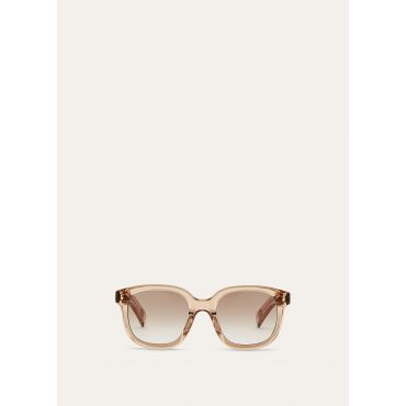 Loro Piana - Spagna Sunglasses, Transparent Nude Gradient Brown Gold, Size: NR