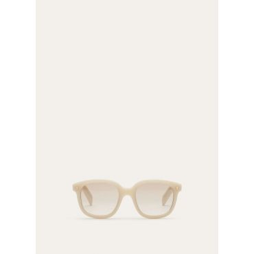 Loro Piana - Spagna Sunglasses, Whisper White/Brown Gold, Size: NR