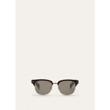 Loro Piana - Icer Sunglasses, Dark Havana/ Brown Palladium/Gold, Size: NR