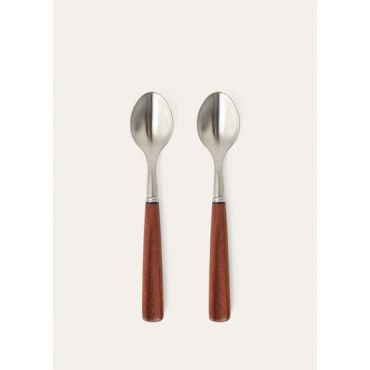 Loro Piana - Set Of Little Spoons, Mahogany, Size: NR