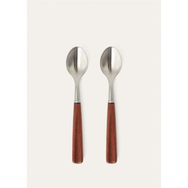 Loro Piana - Set Of Little Spoons, Mahogany, Size: NR