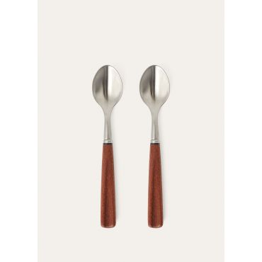 Loro Piana - Set Of Little Spoons, Mahogany, Size: NR
