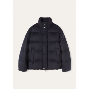 Loro Piana - Giulio Puffer Cash Storm, Man, Blue Navy, Size: L