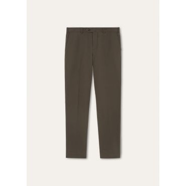 Loro Piana - Carlo Trousers Hyannis, Man, Coal Green, Size: 54