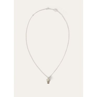 Loro Piana - Cardo Chain Necklace, Woman, Antique Silver, Size: NR