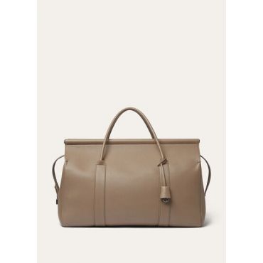Loro Piana - Loom Weekender L50 Tender Calf, Man, Warm Mastic/Onyx, Size: NR