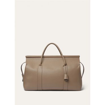 Loro Piana - Loom Weekender L50 Tender Calf, Man, Warm Mastic/Onyx, Size: NR