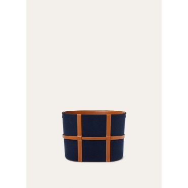 Loro Piana - Soft Basket Cashfelt M, Nocturne Blue Melange, Size: NR