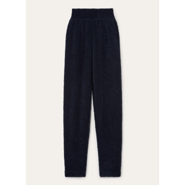 Loro Piana - Pella Trousers Cash Silk Gg 7, Woman, Classic Blue, Size: M