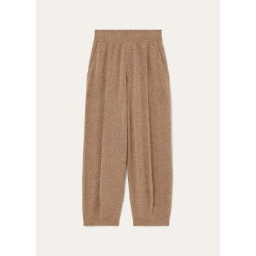 Loro Piana - Colonno Trousers Cash Silk Gg 12, Woman, Rustic Undergrowth, Size: 36
