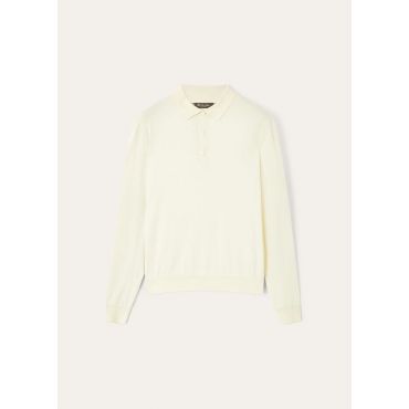 Loro Piana - Ice Wish Polo Cotton Gg 18, Man, Lemon Juice, Size: 58