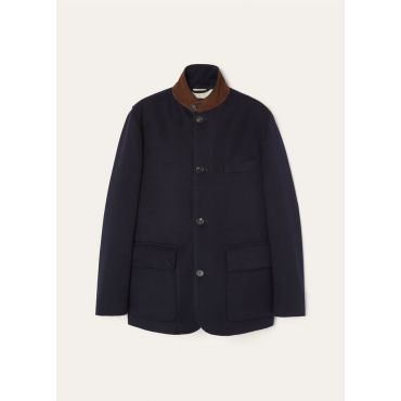 Loro Piana - Roadster Sb Jacket Cash Storm, Man, Blue Navy, Size: M