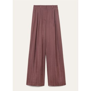 Loro Piana - Haris Trousers Pekin Chemise, Woman, Venice Bricola, Size: 44