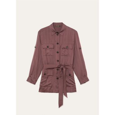 Loro Piana - Amanda Shirt Pekin Chemise, Woman, Venice Bricola, Size: 46