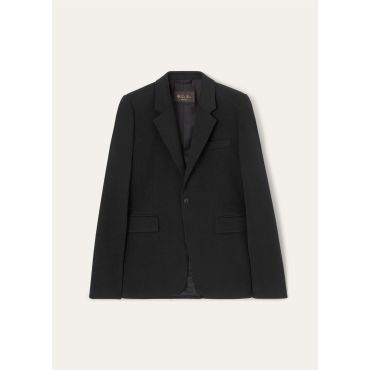 Loro Piana - Hellen Sb Jacket Tailoring Jersey, Woman, Black, Size: 44