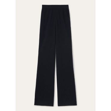 Loro Piana - Royal Lightness Trousers Wool Silk Gg 18, Woman, Navy Blue, Size: 44