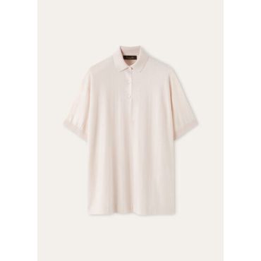 Loro Piana - Iconic Royal Lightness Ss Polo Wool Silk Gg 18, Woman, Melanchonic Violet, Size: 40