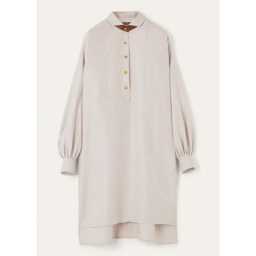 Loro Piana - Anastasia Dress Antigua, Woman, Graysh Lavender, Size: 38