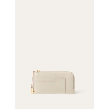 Loro Piana - Extra Zippouch Wth Cardholder Linen Calf, Woman, Light Travertine/Sun Gold, Size: NR